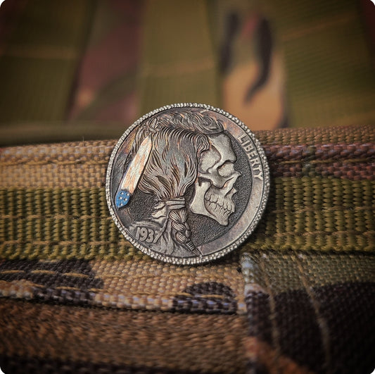 1937 American Feather Skull Nickel