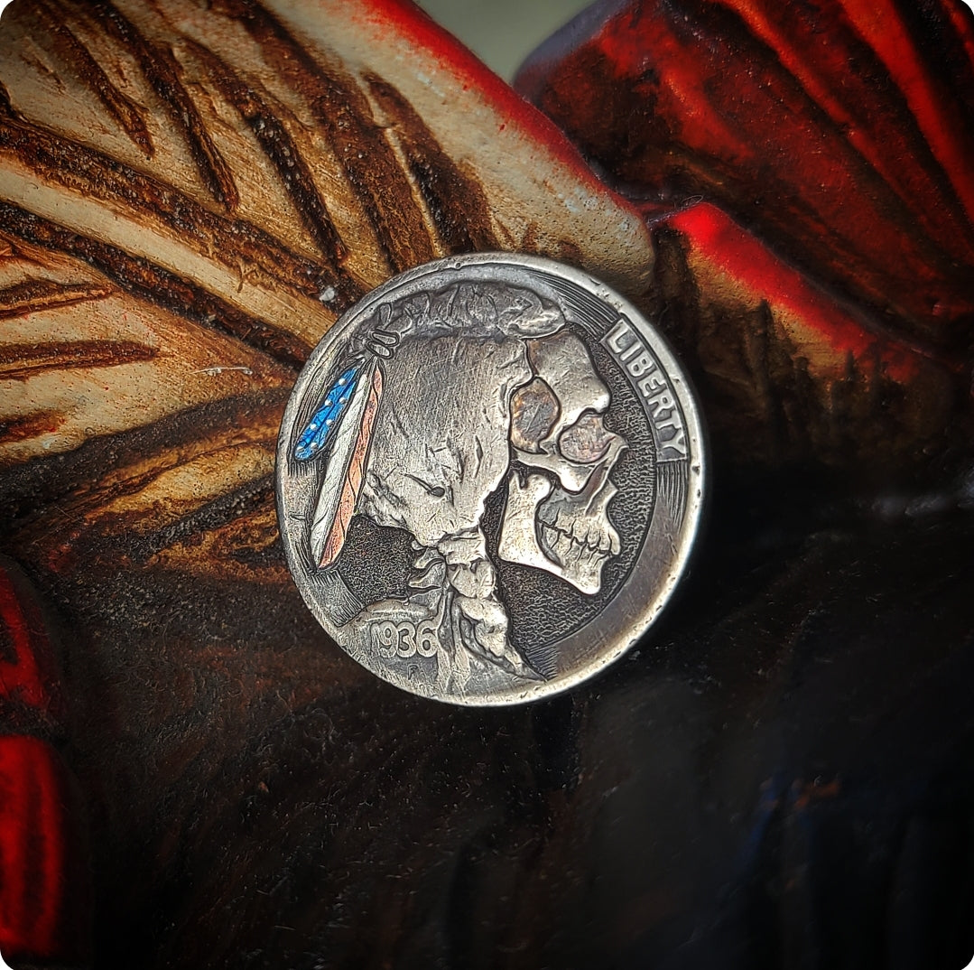 1936 American Feathers Nickel