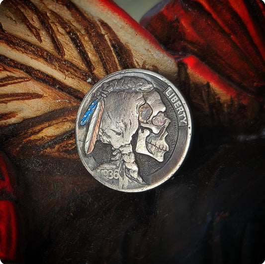1936 American Feathers Nickel
