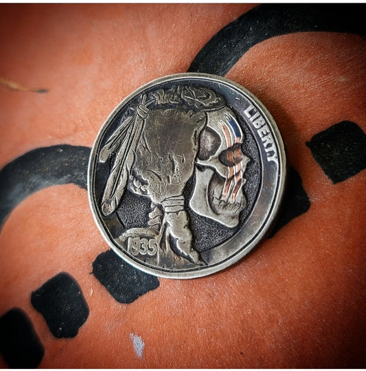 1935 America WarPaint Nickel