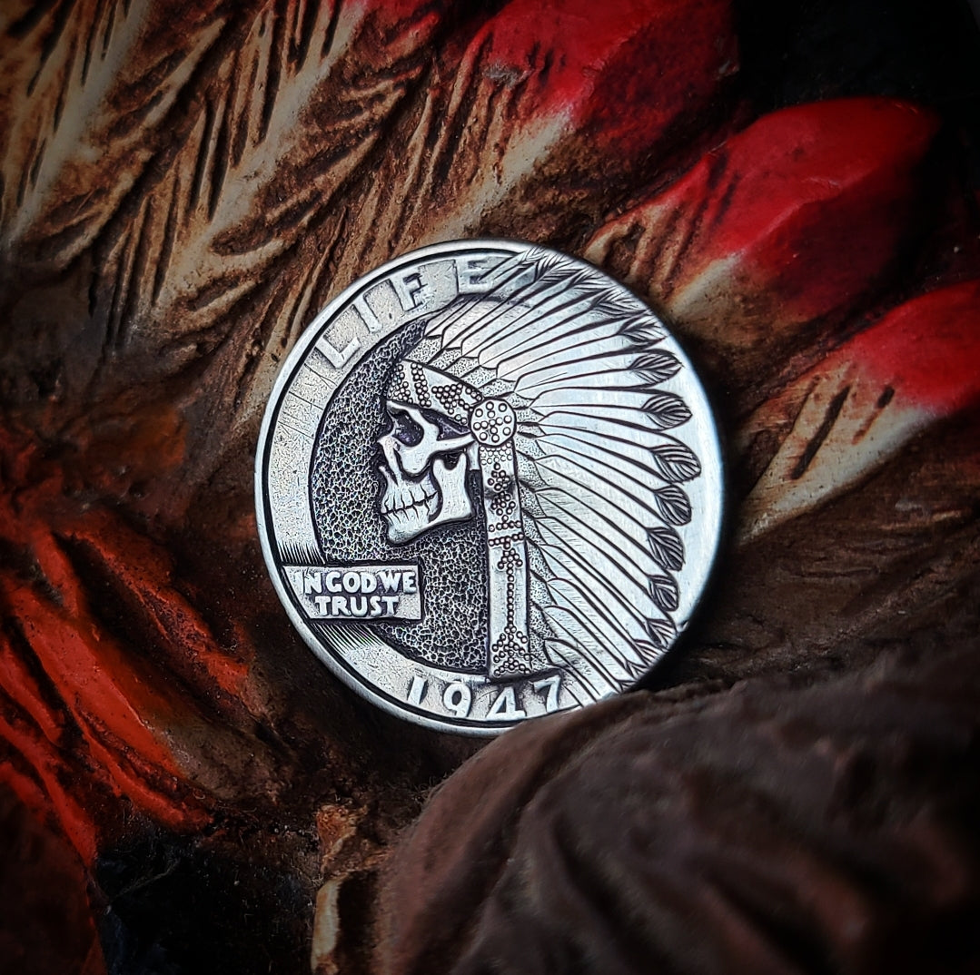 1947 Skull Headdress Quarter