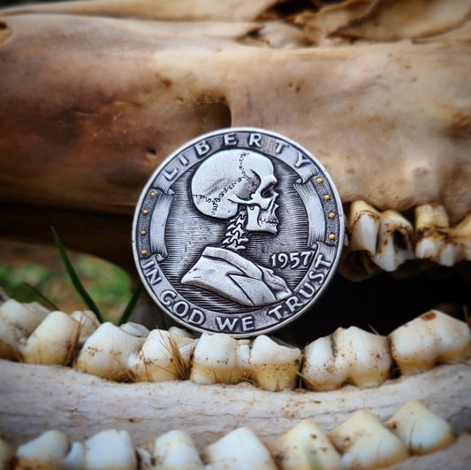 Silver Skull Artwork