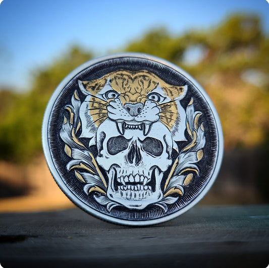 1923 Tiger Skull Peace Dollar