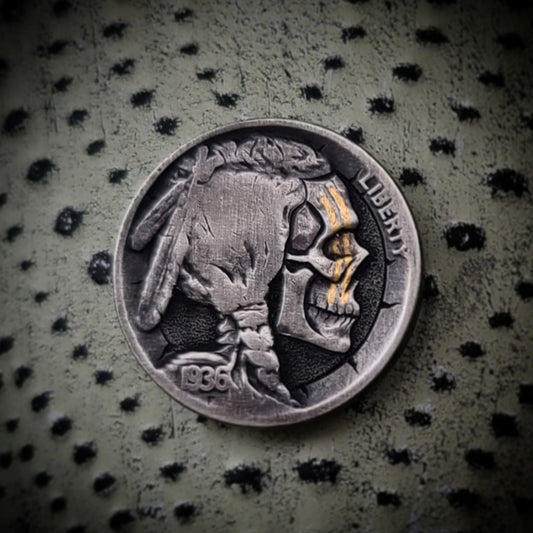 War Paint Buffalo Nickel