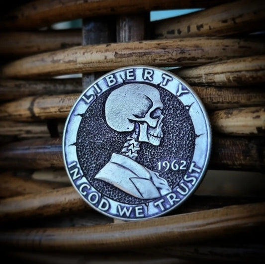 Skull Franklin Half Dollar